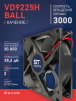 Вентилятор  VD 9225H Ball (качения) 12V, 3000 об.мин, 0,3А - st-e.info - Рязань