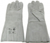 Перчатки-краги для сварщика пятипалые серые - st-e.info - Рязань