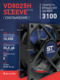 Вентилятор VD8025H sleeve (скольжение) 24V - st-e.info - Рязань