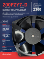 Вентилятор  200FZY7-D  - st-e.info - Рязань