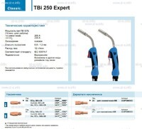 Горелка для полуавтоматической сварки TBi 250 Expert, длина 5 m. - st-e.info - Рязань