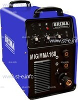 Сварочный полуавтомат инверторный одноблочный Brima MIG/MMA-160 - st-e.info - Рязань