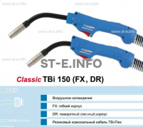 Горелка для полуавтоматической сварки TBi 150-blue-ESG, длина 5 метров - st-e.info - Рязань