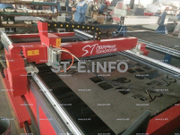 Портальный станок скоростной плазменной резки метала ST-1325UF - st-e.info - Рязань