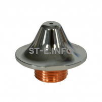 Сопло одинарное хромированное 2,5 мм арт. 1572362-2,5 - st-e.info - Рязань