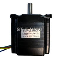 Двухфазный шаговый двигатель 57HS56-1504А08-D21 вал 8,00 мм - st-e.info - Рязань