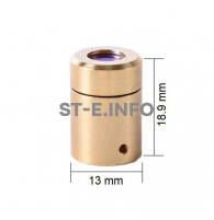 Защитный колпачок с защитным стеклом для QBH коннектора оптоволокна MAXQBHE05 - st-e.info - Рязань