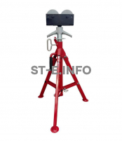 Опора высокая роликовая для труб ST 28-48 диаметр труб 12-300 см - st-e.info - Рязань