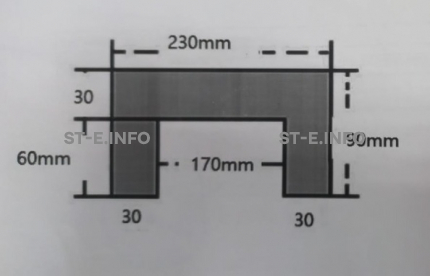Гофрозащита усиленная 3600x230x30 для станков  - st-e.info - Рязань