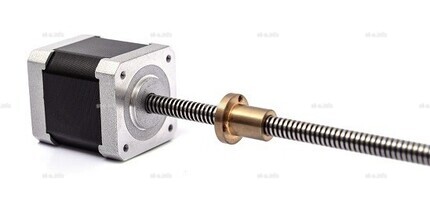Шаговый двигатель 42HSL48-1204JA08-E146 (Tr8*4) - st-e.info - Рязань