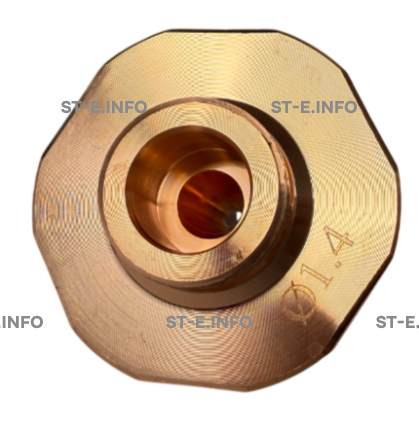 Сопло шестигранное для лазерной резки Raytools д.0,8мм арт. BD32-15-08-S - st-e.info - Рязань