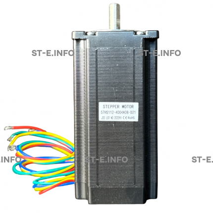 Двухфазный шаговый двигатель 57HS112-4004А08-D21 вал 8,0 мм - st-e.info - Рязань