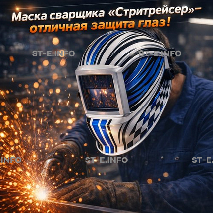 Маска сварщика хамелеон "Стритрейсер" (YXE-958I PRO) - st-e.info - Рязань