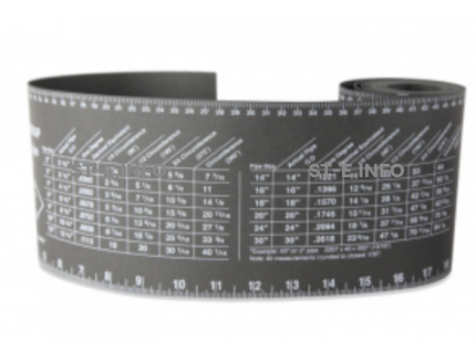 Лента для разметки труб 128mm*1830mm - st-e.info - Рязань